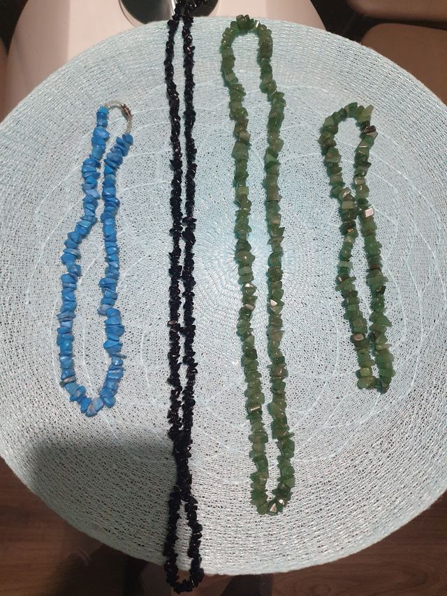 Collar piedra Turquesa 20cm