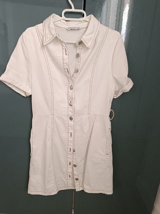 Vestido vaquero blanco 