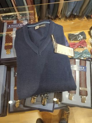 Jersey caballero Colmar azul oscuro