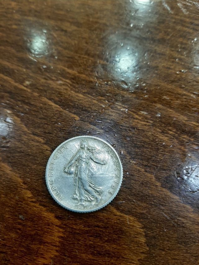 5 franco francia plata 1962