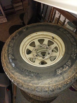  Ruedas Nissan patrol 255x75x15