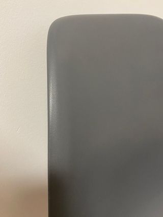 Sillas nórdicas grises, asiento de PVC