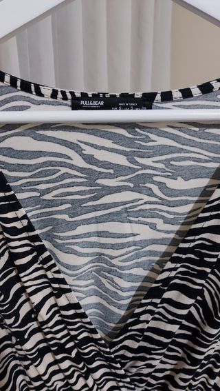 Vestido cebra Pull&Bear