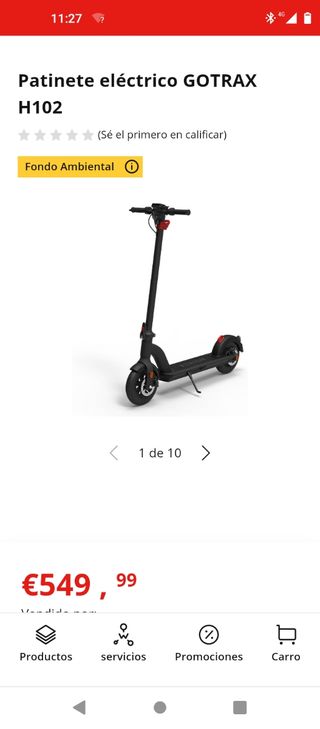 ¡¡ Patinete eléctrico Gotrax H102 !!