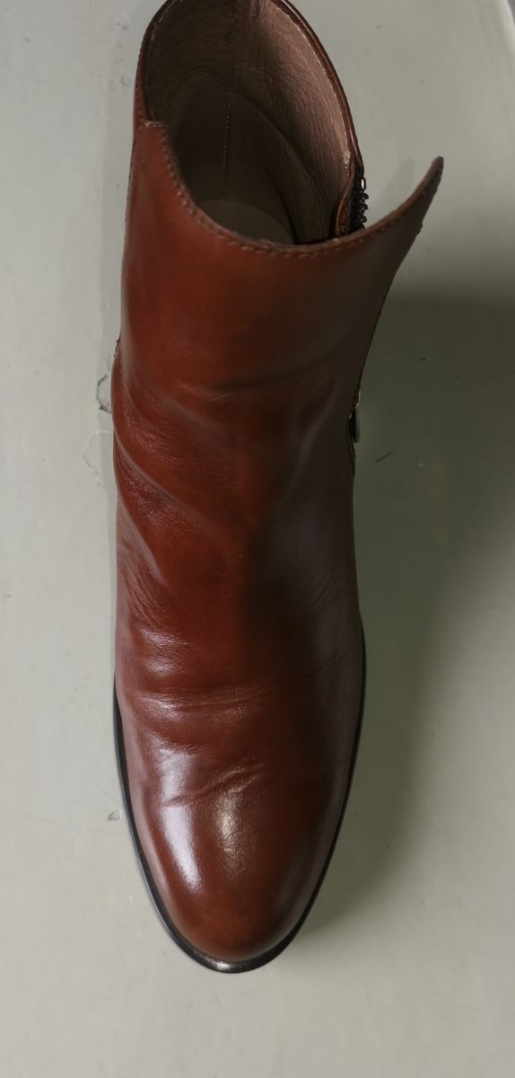 Botines Wonders de suela , auténtico cuero como n