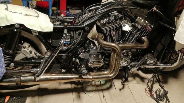 Scarico 2 in 1 harley davidson