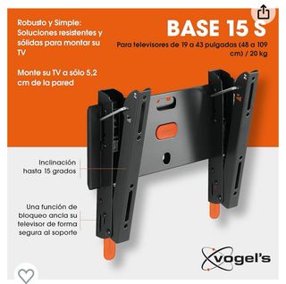 SOPORTE TV PARED