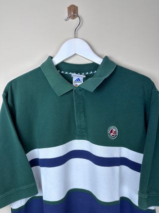 Adidas Polo Roland Garros Vintage Embroidered 90s