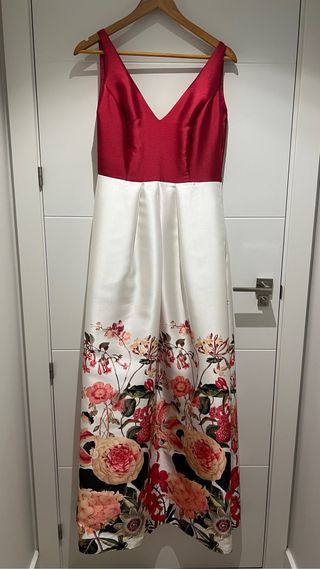 Vestido cocktel / fiesta largo Talla M (38)