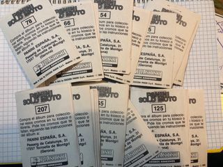 lote 48 cromos solo moto 1990 panini