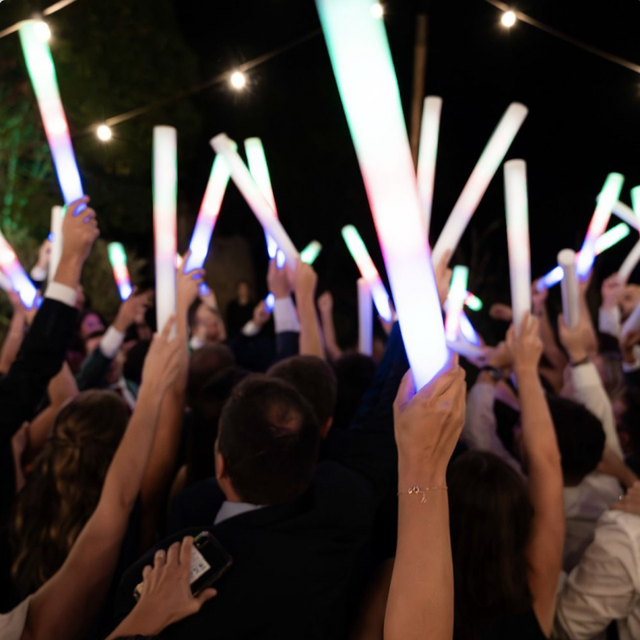 Pack 400 palos de espuma luminosos LED