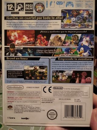 Juego Wii Super Smash Bros. Brawl