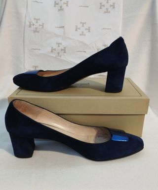 Zapatos Latouche de ante azul 💙