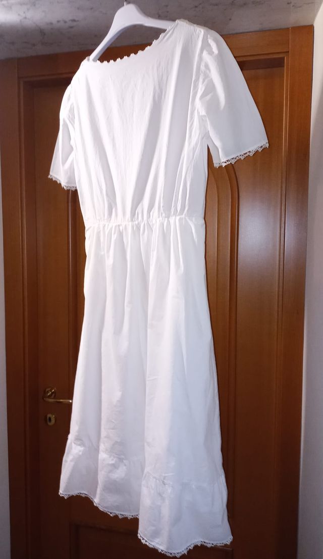Vestito cotone ricamato