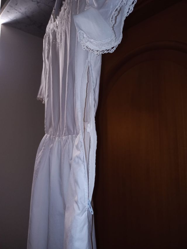 Vestito cotone ricamato