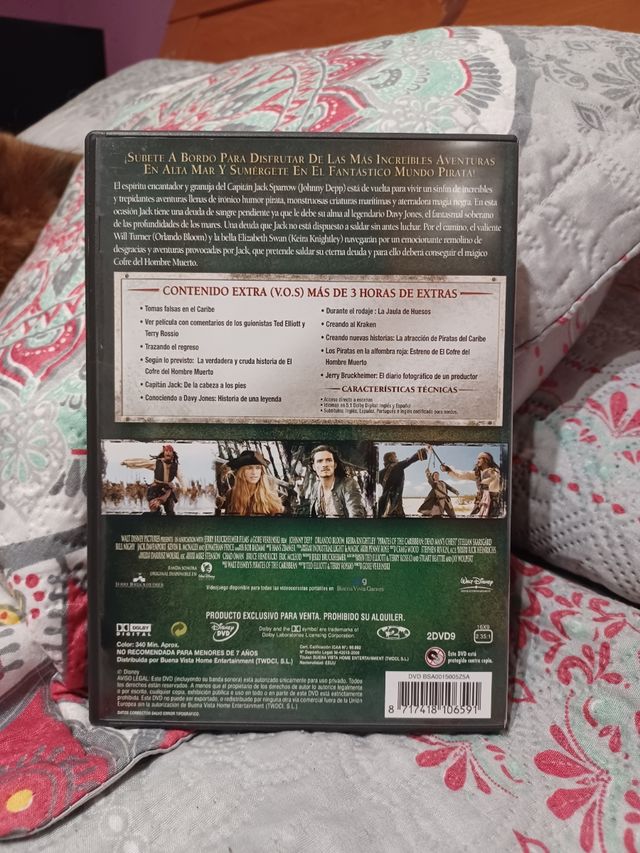 DVD Piratas Caribe - Cofre hombre