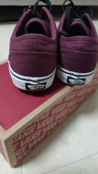 Zapatillas Vans granate talla 39