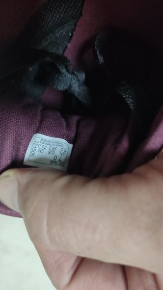 Zapatillas Vans granate talla 39