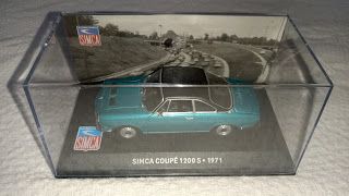 Simca Coupé 1200 S 1971, colección Simca, a 1/43