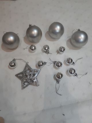 Bolas de Navidad. Adornos.