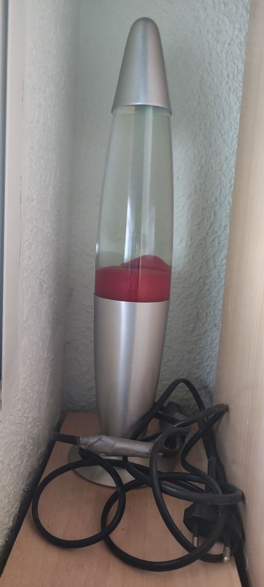 Lámpara de Lava Roja