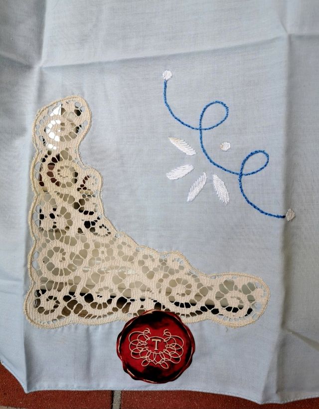 Tovaglia quadrata vintage