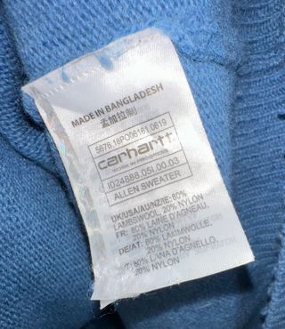 CARHARTT suéter azul lana talla M