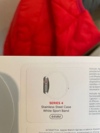 Apple watch 44mm acero y cristal zafiro GPS LTE