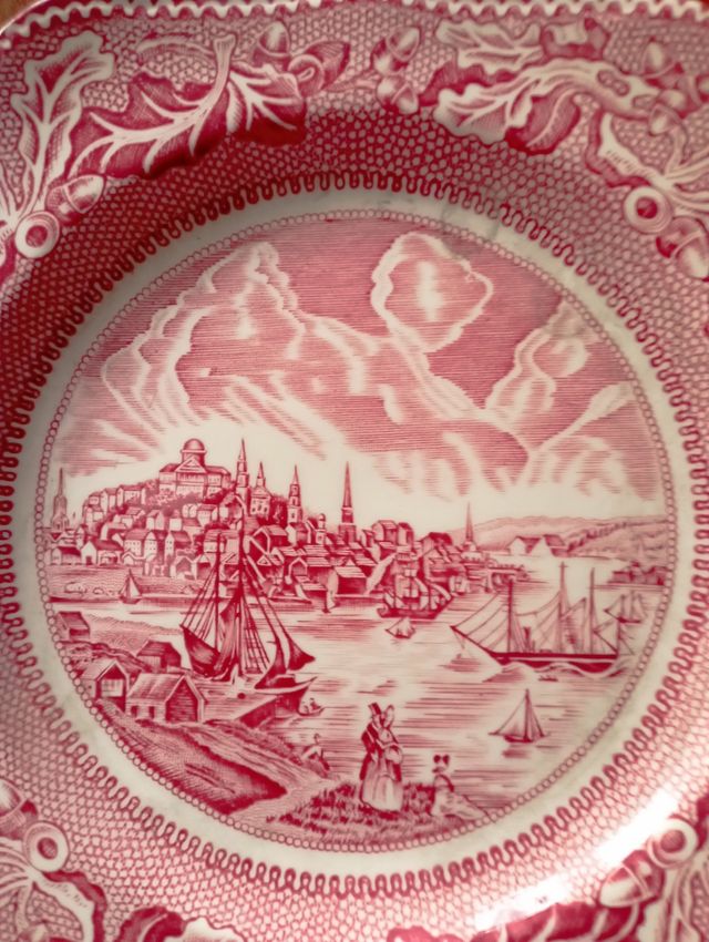 Plato cerámica inglesa.