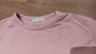Vestido rosa con volante 