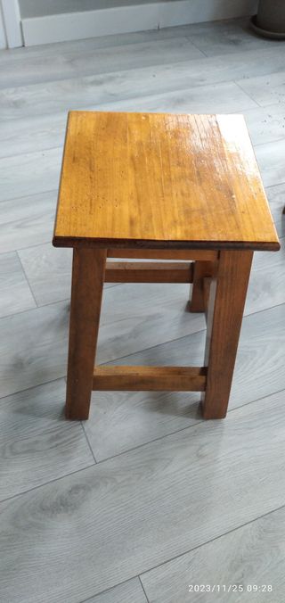 taburete madera maciza