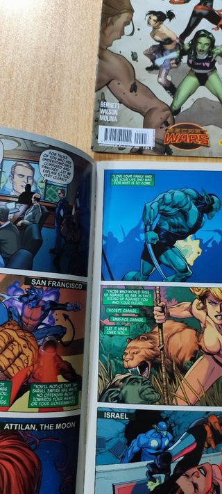 Cómics Fuerza V+ Secret Invasion + Los Reyes Elfos