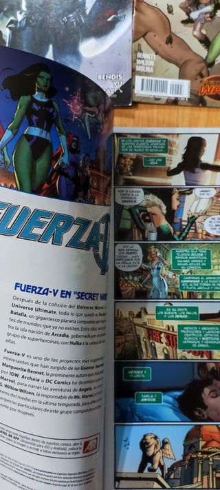 Cómics Fuerza V+ Secret Invasion + Los Reyes Elfos