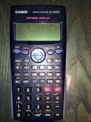 calcudadora inteligente Antigua Casio