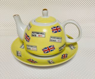 Juego de té. Recuerdo de Londres.