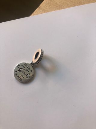 Abalorio pulsera plata