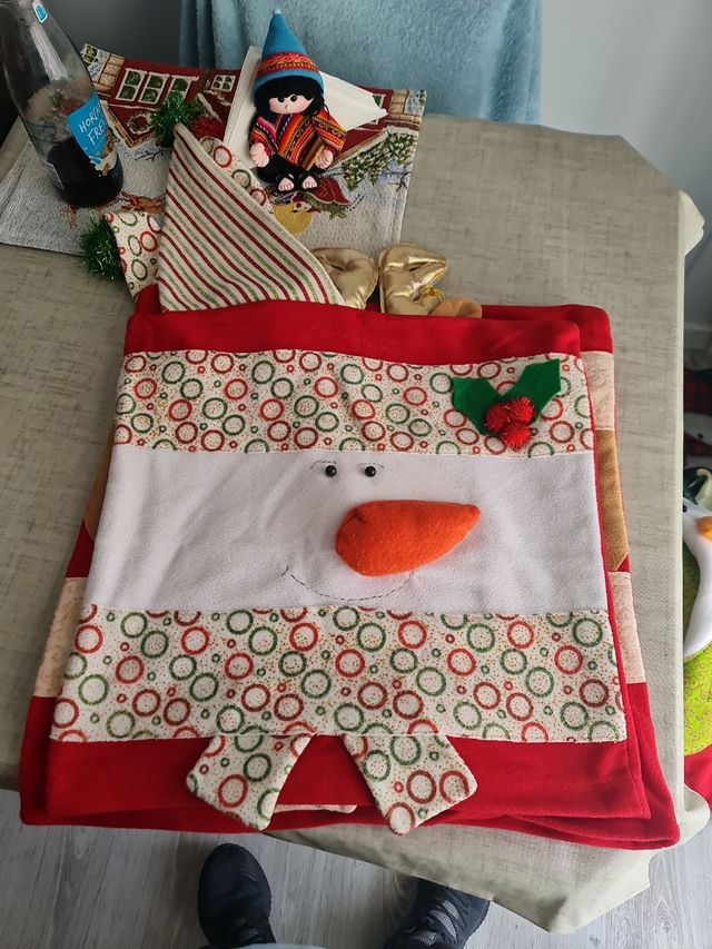 Funda cojin de navidad promoción