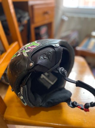 casco snow o ski y gafas