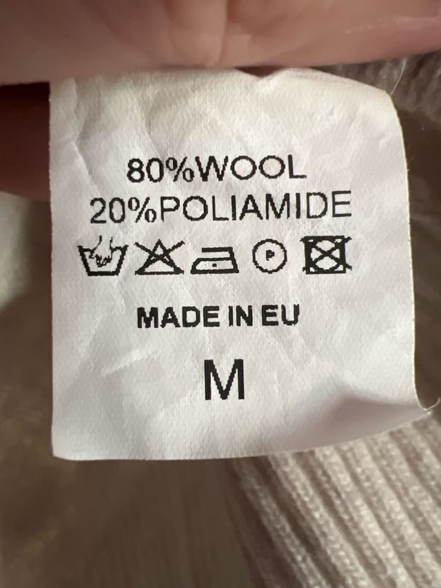 Jersey de Lana 🧶 color Beige marca New Cotton