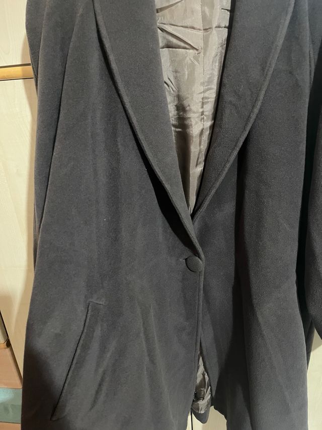 cappotto donna curvy  grigio scuro 