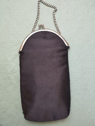 Bolsito negro lentejuelas