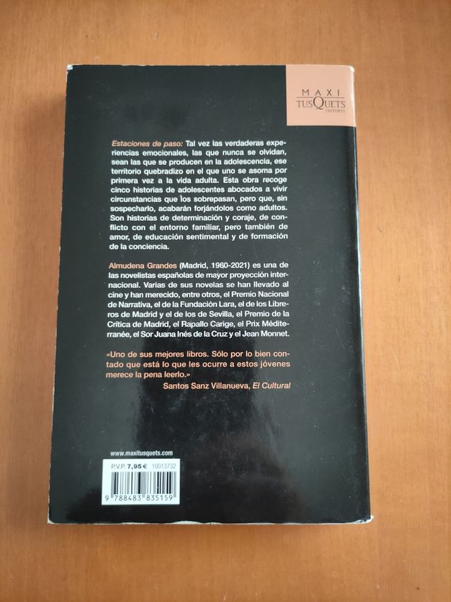 Estaciones de paso de Almudena Grandes