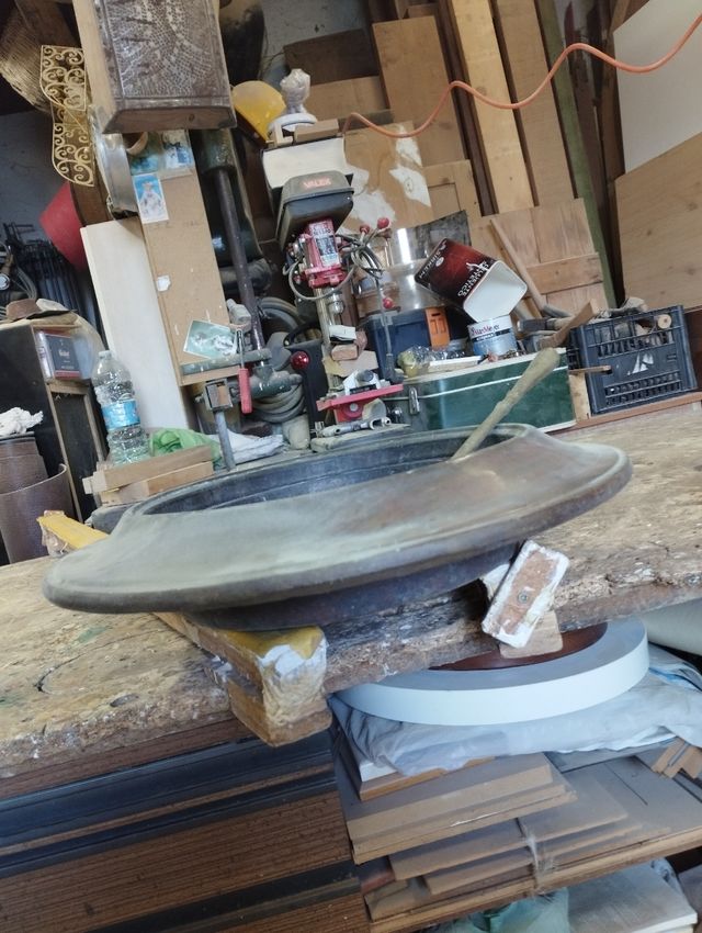 Antico braciere in rame 