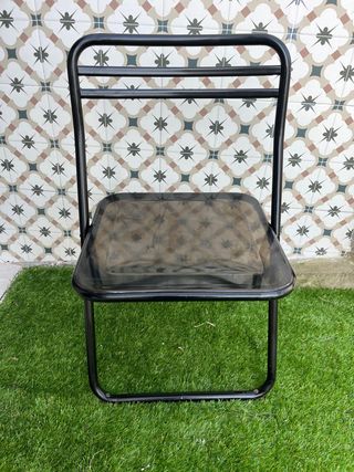 silla industrial federico giner negra.