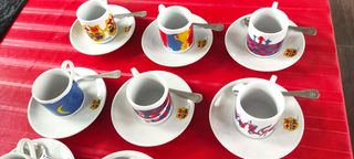 Juego de café del Barcelona