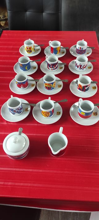 Juego de café del Barcelona