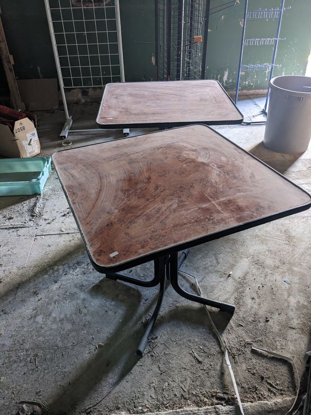 2 mesas nuevas hosteleria