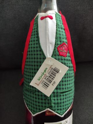 Adorno para botella de vino