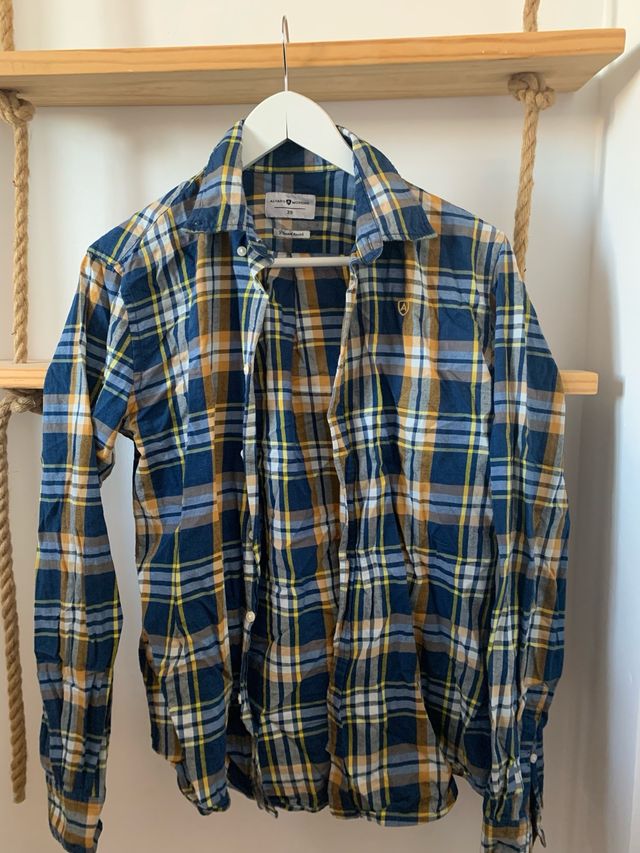 Camisa cuadros hombre