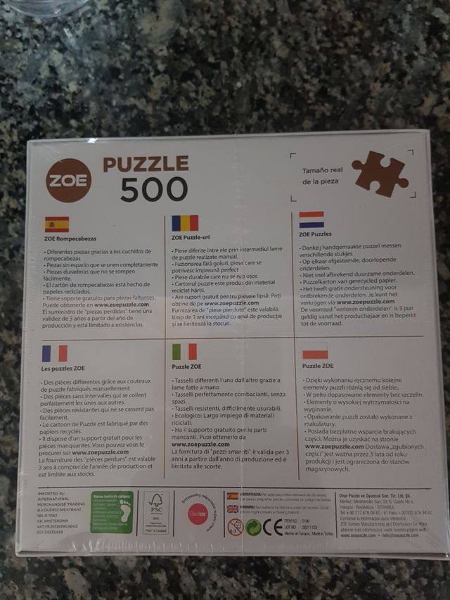 Puzzle Zoe High Quality